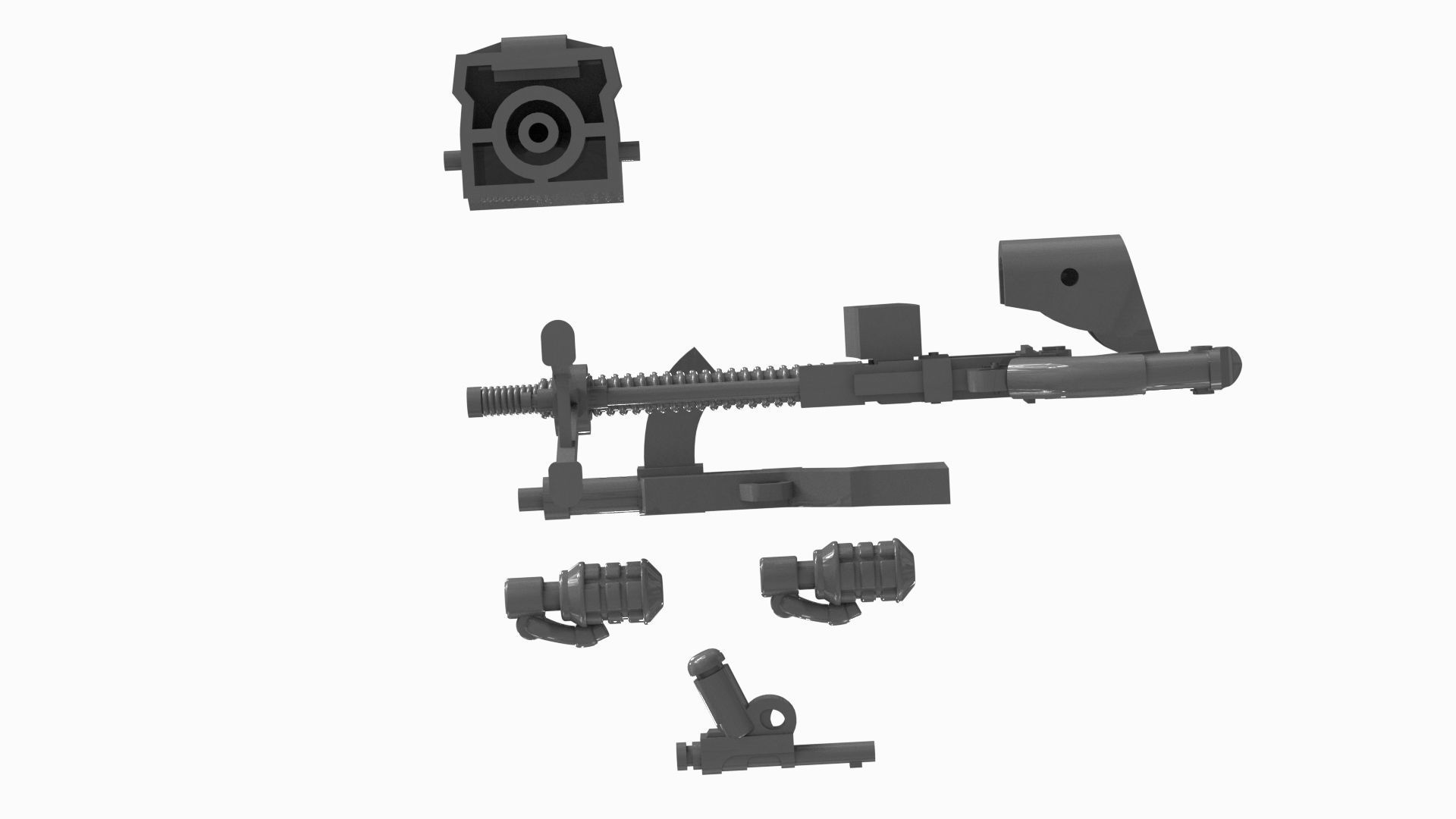 Lego Weapon Collections 3D model_2