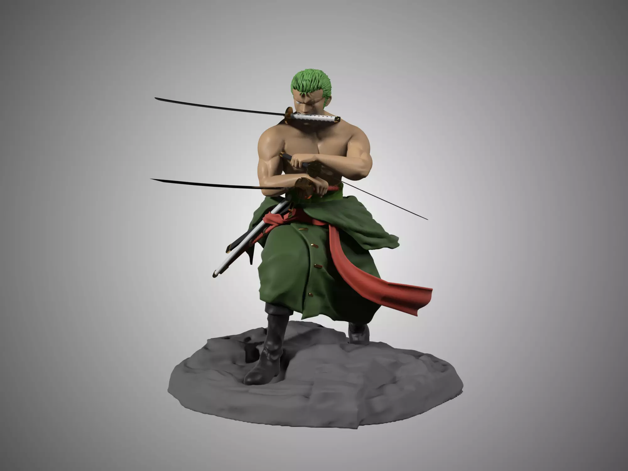 Roronoa Zoro - One Piece 3D Print Model 3D print model