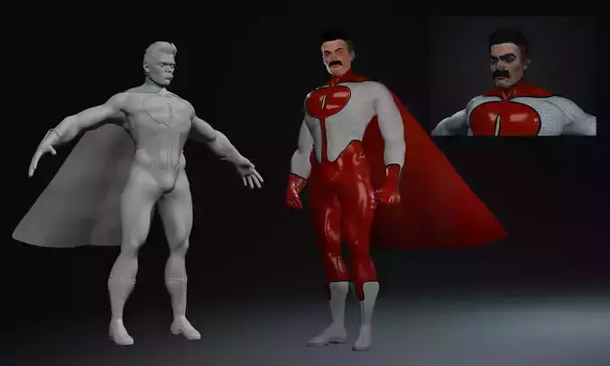 Omni-man gameready model