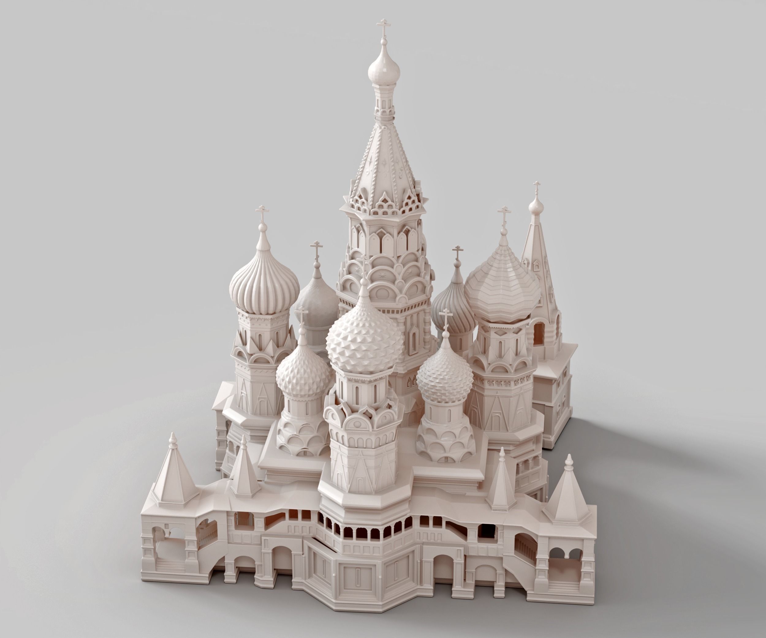 Saint Basils Cathedral printable model 3D print model_1