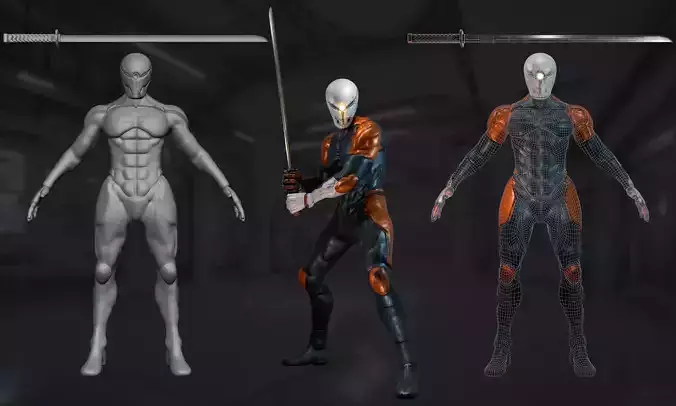 Gray Fox - Game Ready