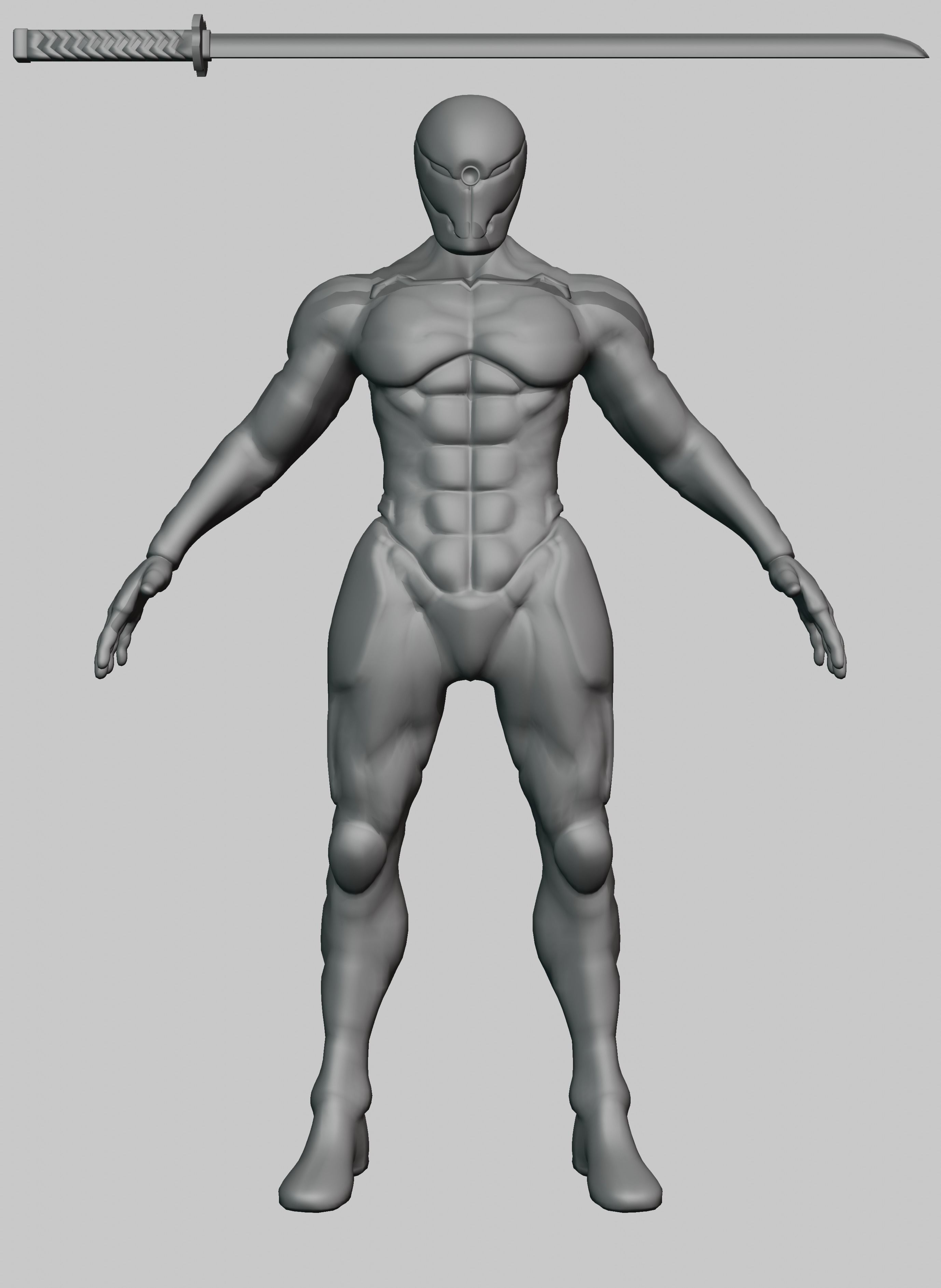 Gray Fox - Game Ready Low-poly 3D model_3