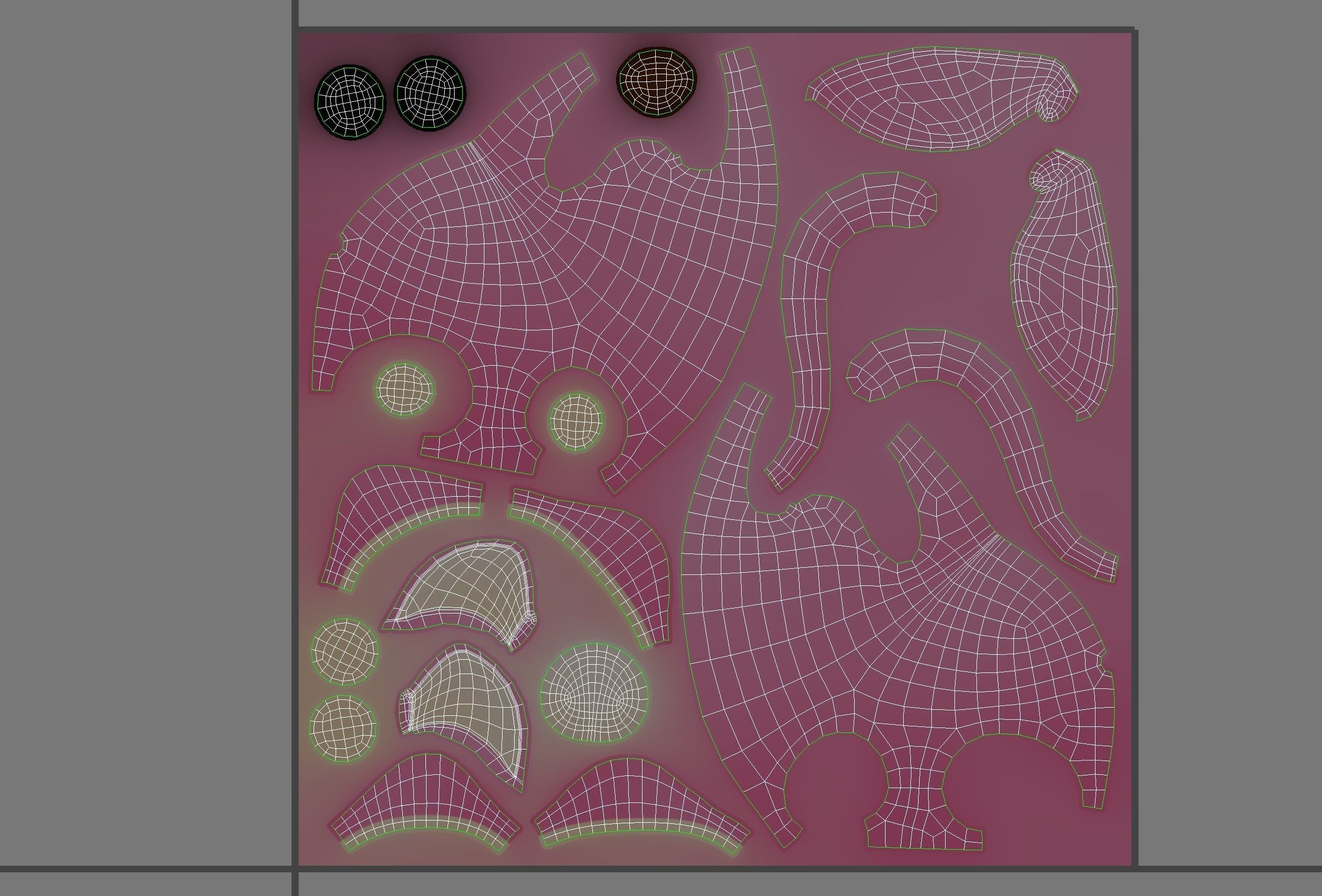 Monster Character 002 3D model_35