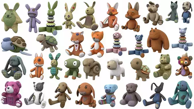 Plush toy collection pack part 2