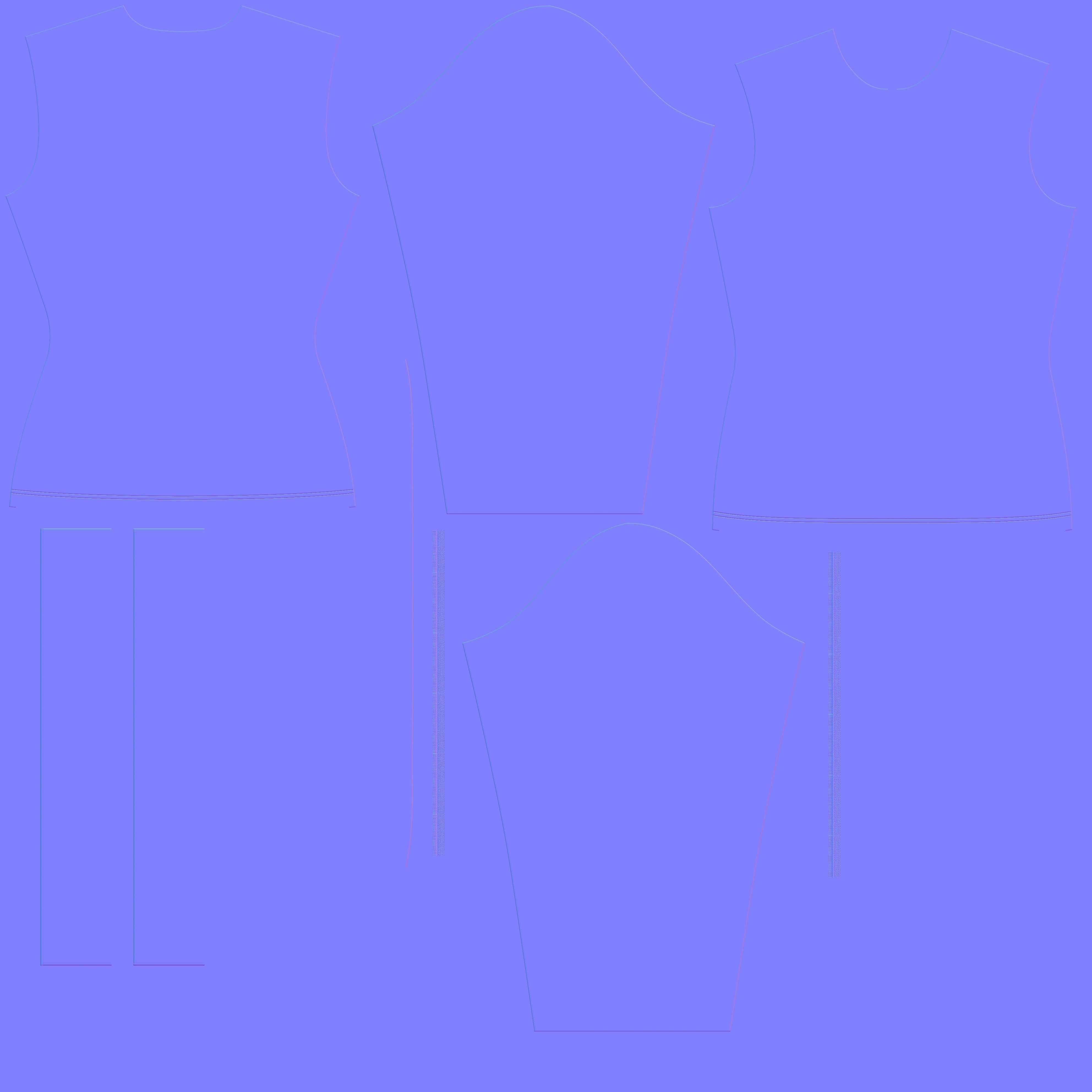 Cycling Regular Shirts 3D model_4