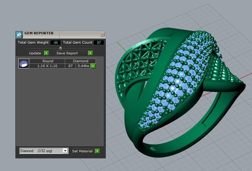 jewelry ring 3D print model_6