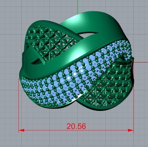 jewelry ring 3D print model_8