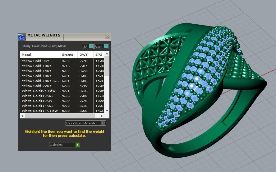 jewelry ring 3D print model_5