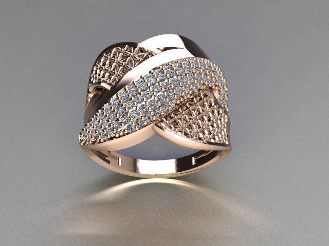 jewelry ring 3D print model_3