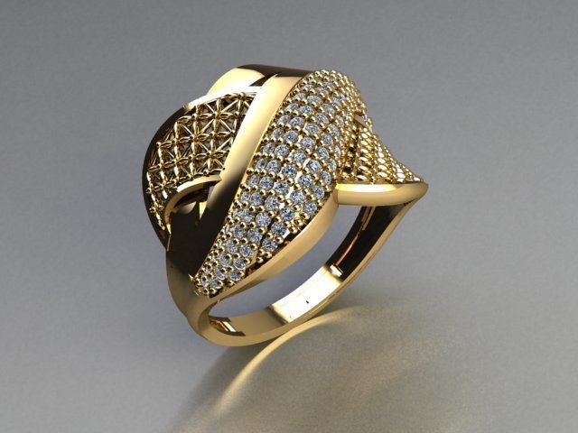 jewelry ring 3D print model_1