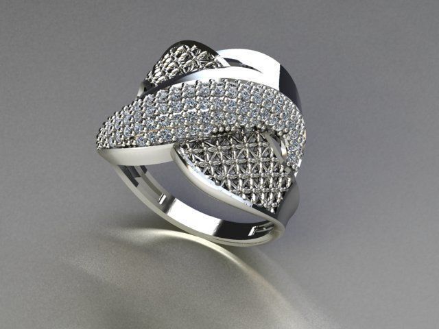 jewelry ring 3D print model_2