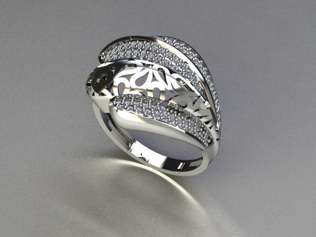jewelry ring 3D print model_2