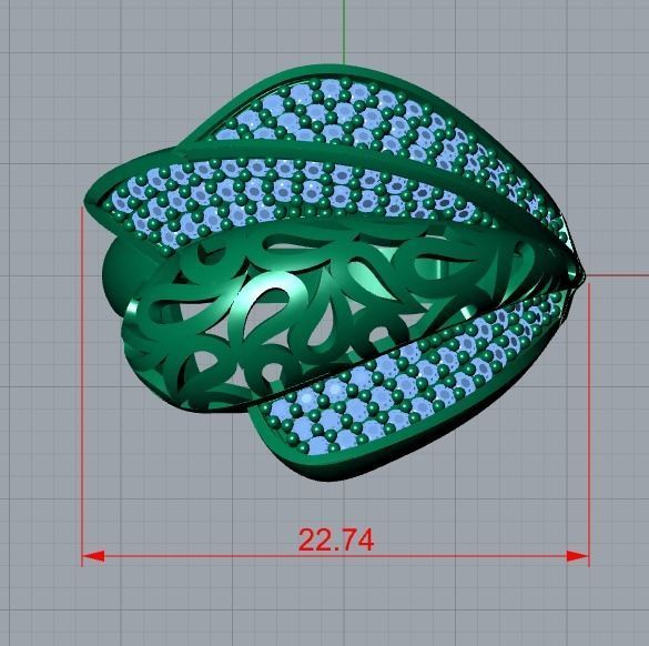 jewelry ring 3D print model_8
