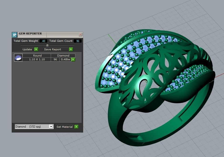 jewelry ring 3D print model_5