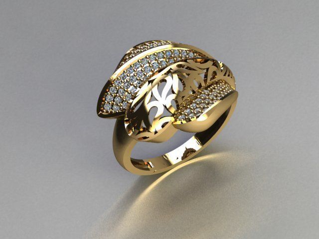 jewelry ring 3D print model_1