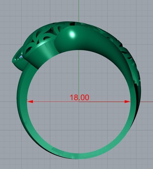jewelry ring 3D print model_9