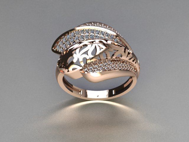 jewelry ring 3D print model_3