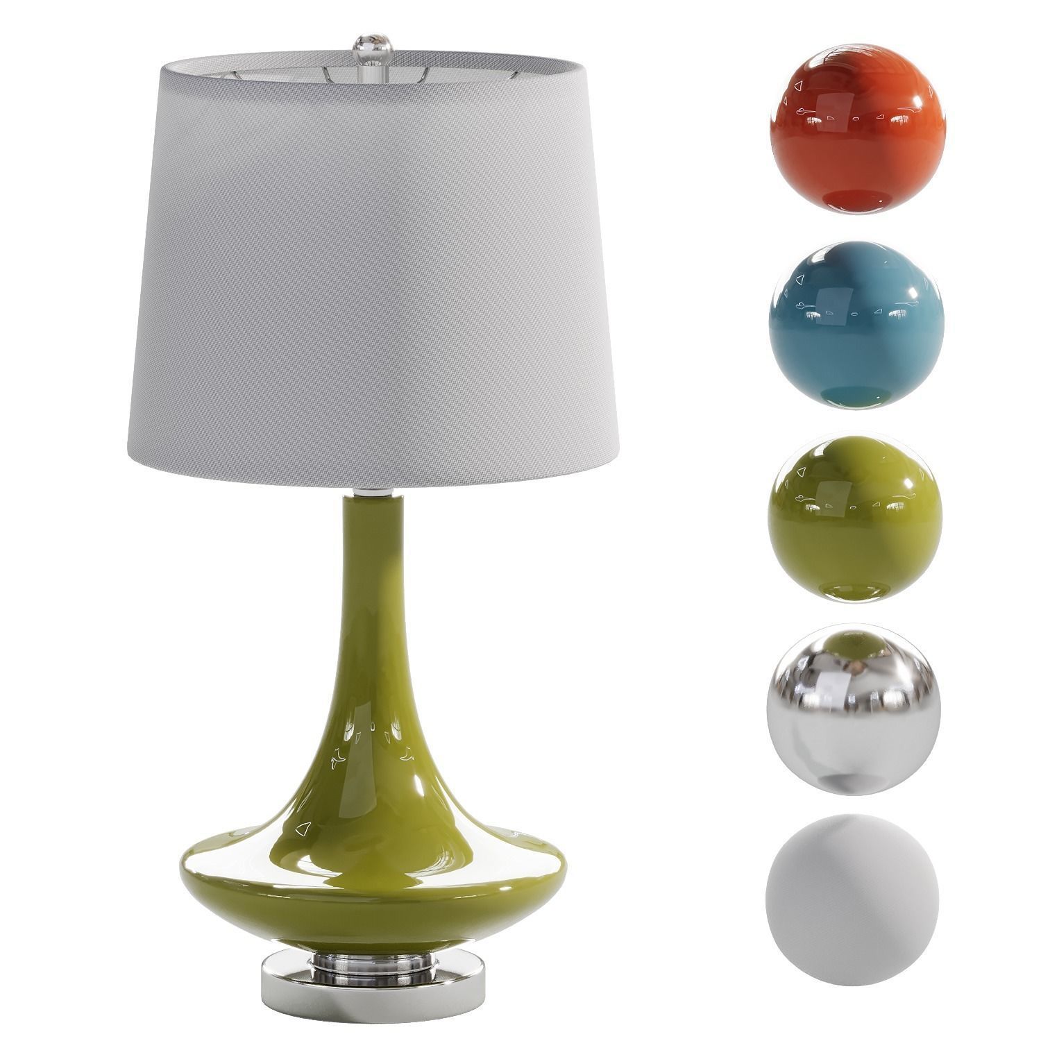 Beresford Table Lamp by Wade Logan 3D model_2