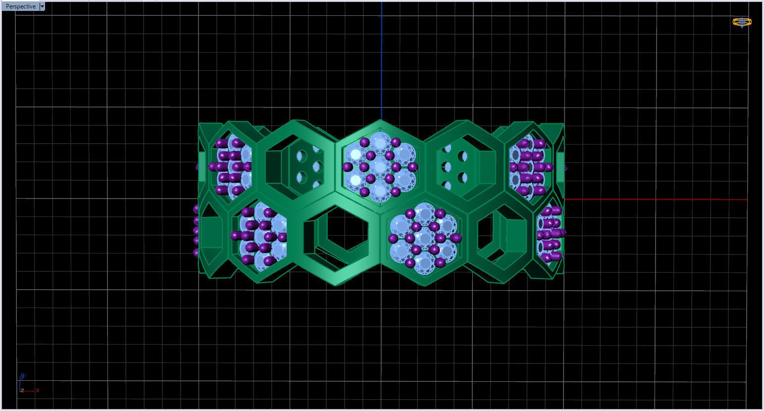 Honeycomb Ring with Round Diamond 3D print model_10