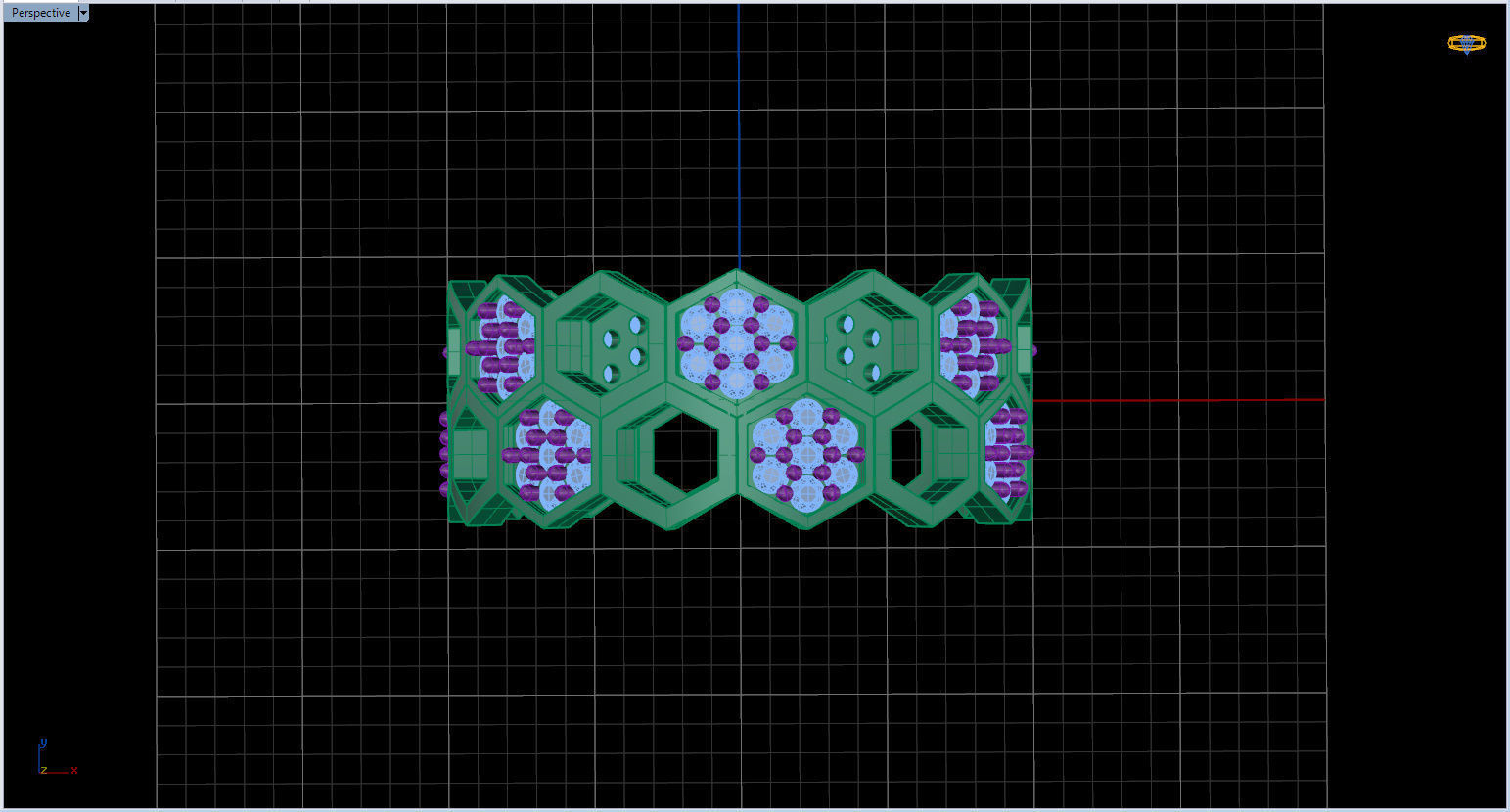 Honeycomb Ring with Round Diamond 3D print model_35