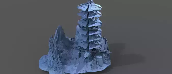 Palace mushroom Tower courtyard 1 