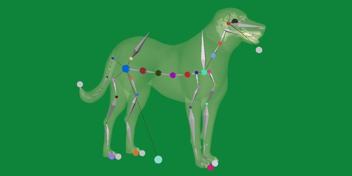 Akbash Dog Low-poly 3D model_17