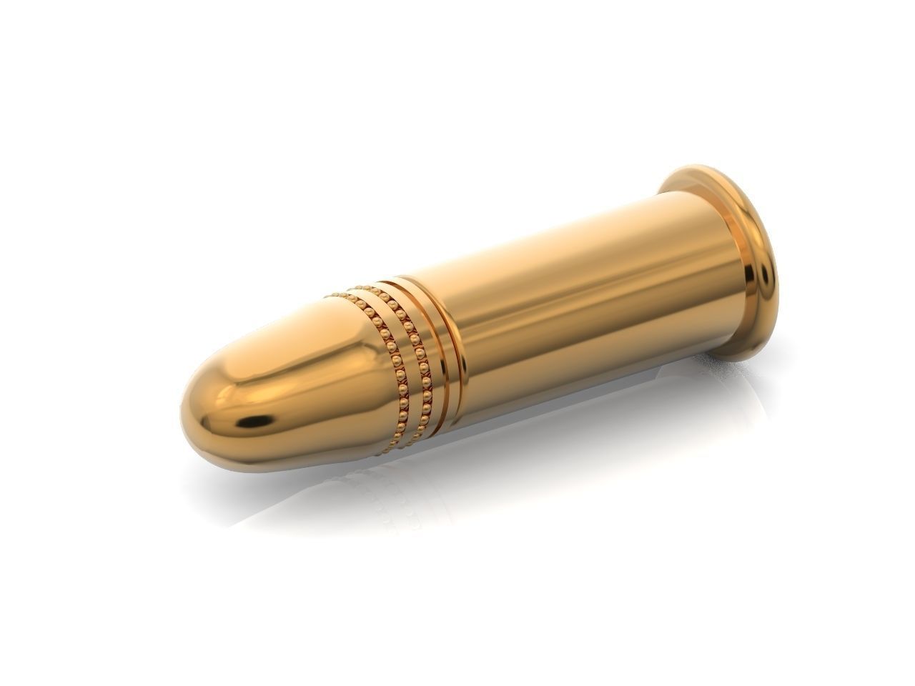 Bullet pendant 1275 3D print model_13
