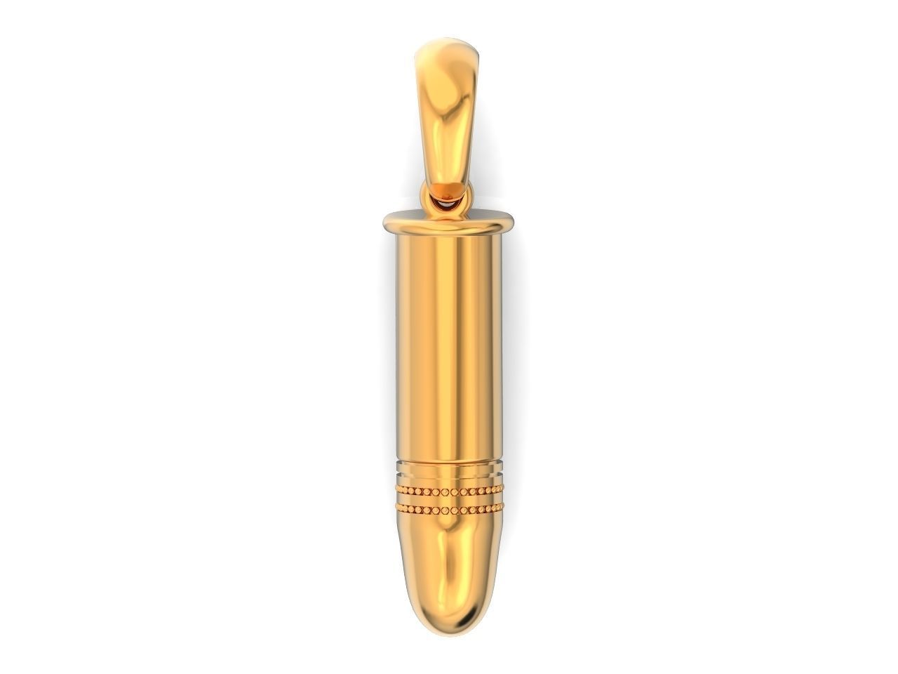 Bullet pendant 1275 3D print model_27