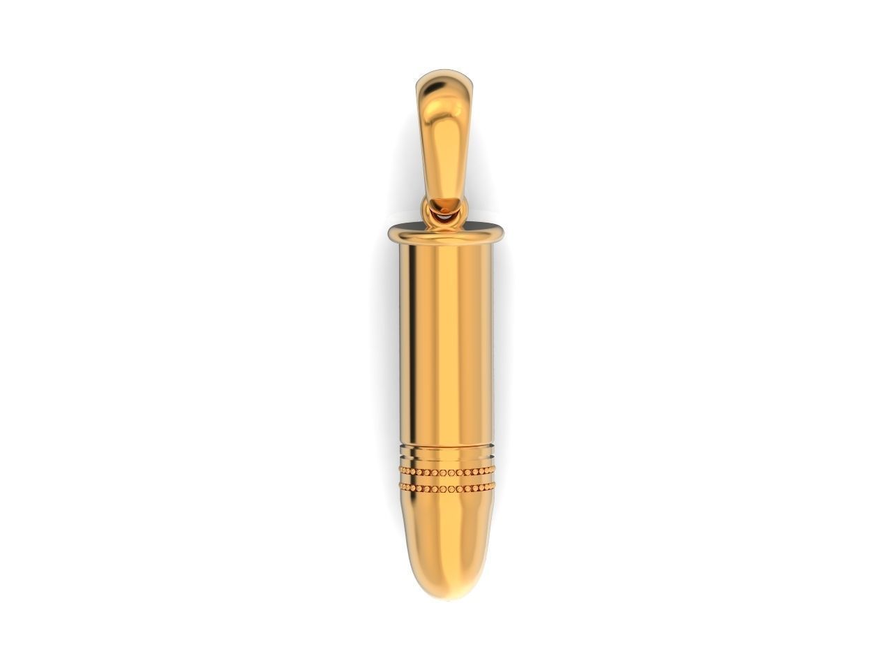 Bullet pendant 1275 3D print model_20