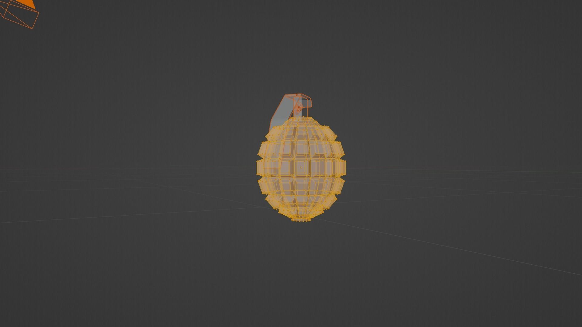 High-Detail 3D Model of Grenade Low-poly 3D model_3