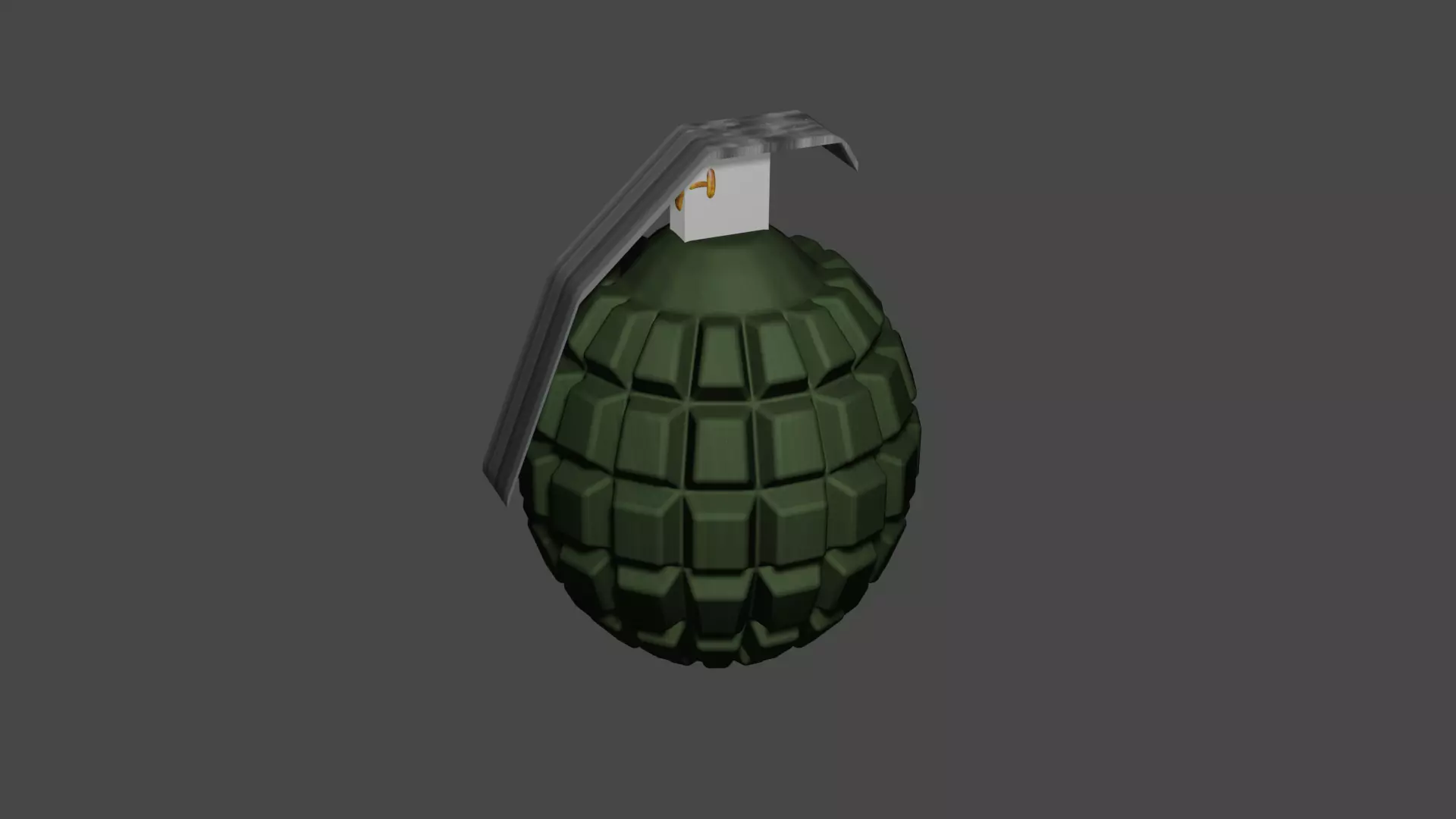 High-Detail 3D Model of Grenade Low-poly 3D model_0