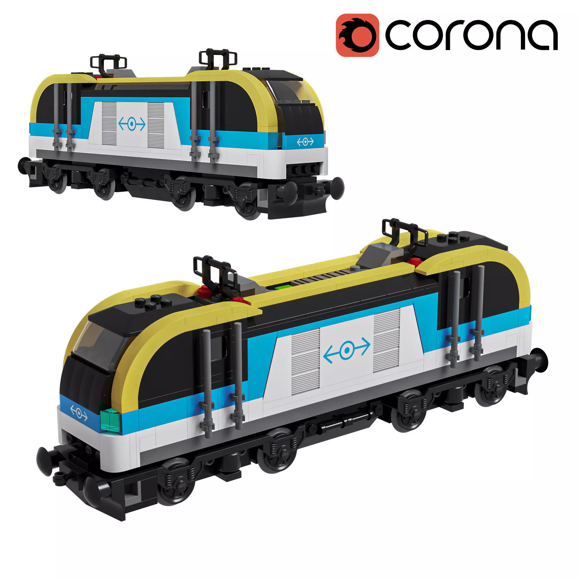 60336 Freight Train 3D model_0