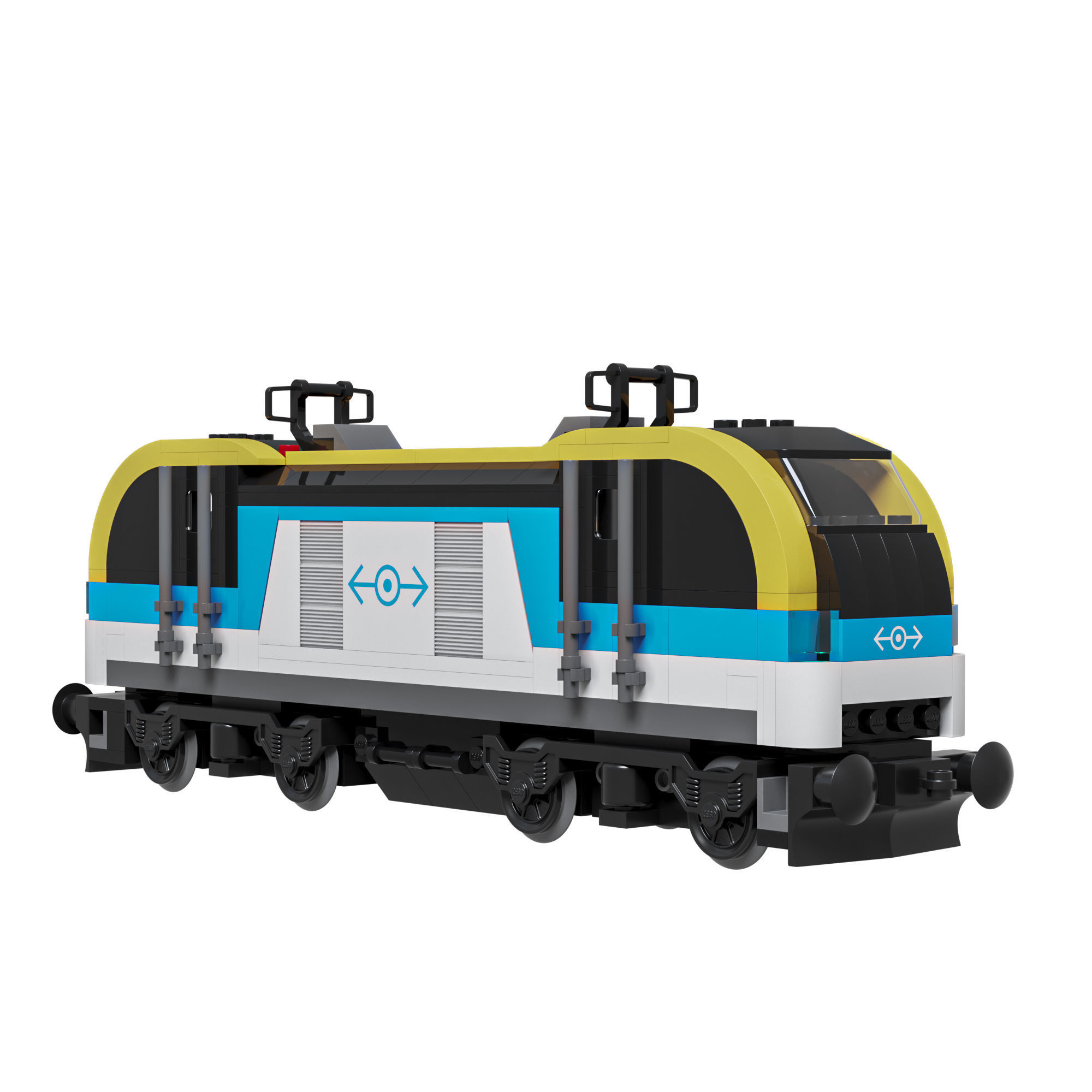 60336 Freight Train 3D model_2