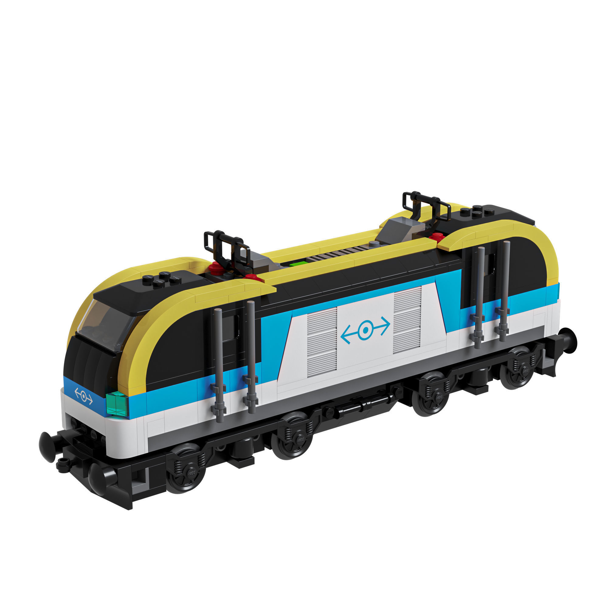 60336 Freight Train 3D model_1