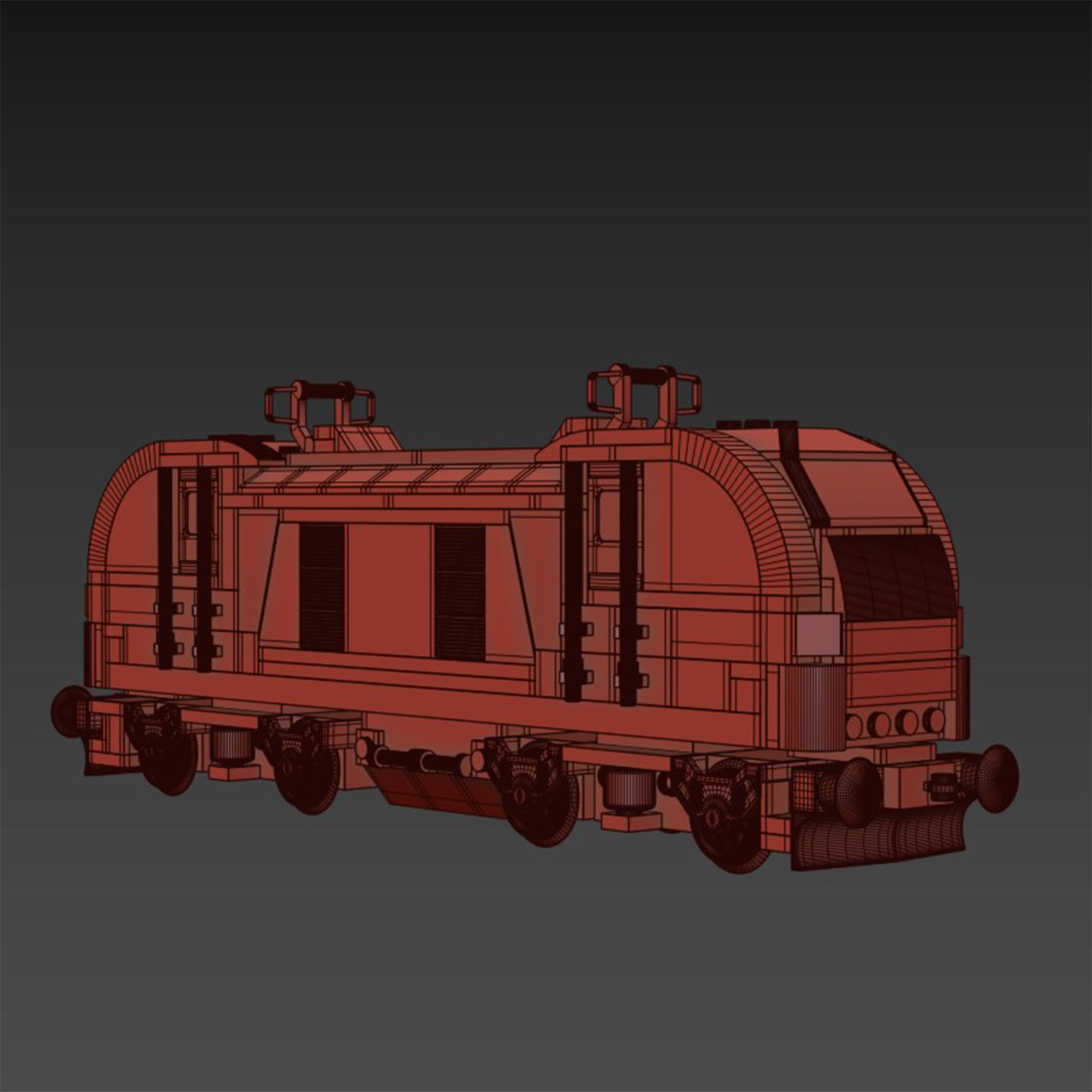60336 Freight Train 3D model_5