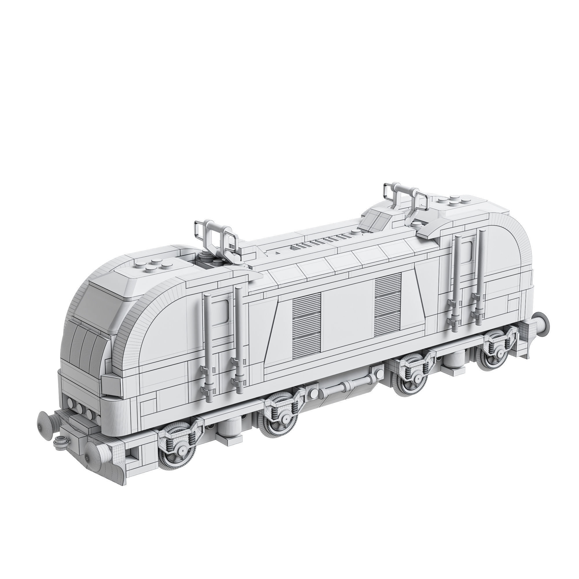 60336 Freight Train 3D model_4