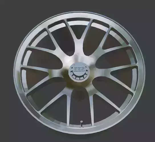 BBS Motorsport RE Centerlock Wheels 3D Print Ready 