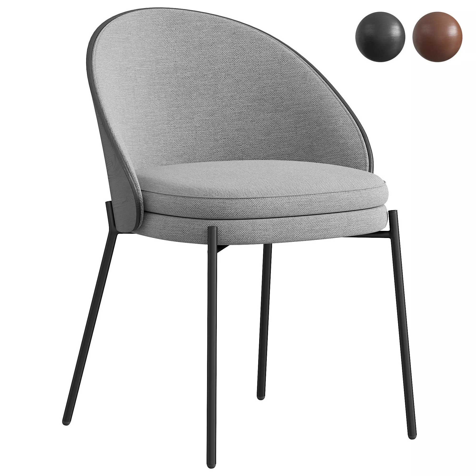 CHAIR EAMY by La Forma 3D model_0