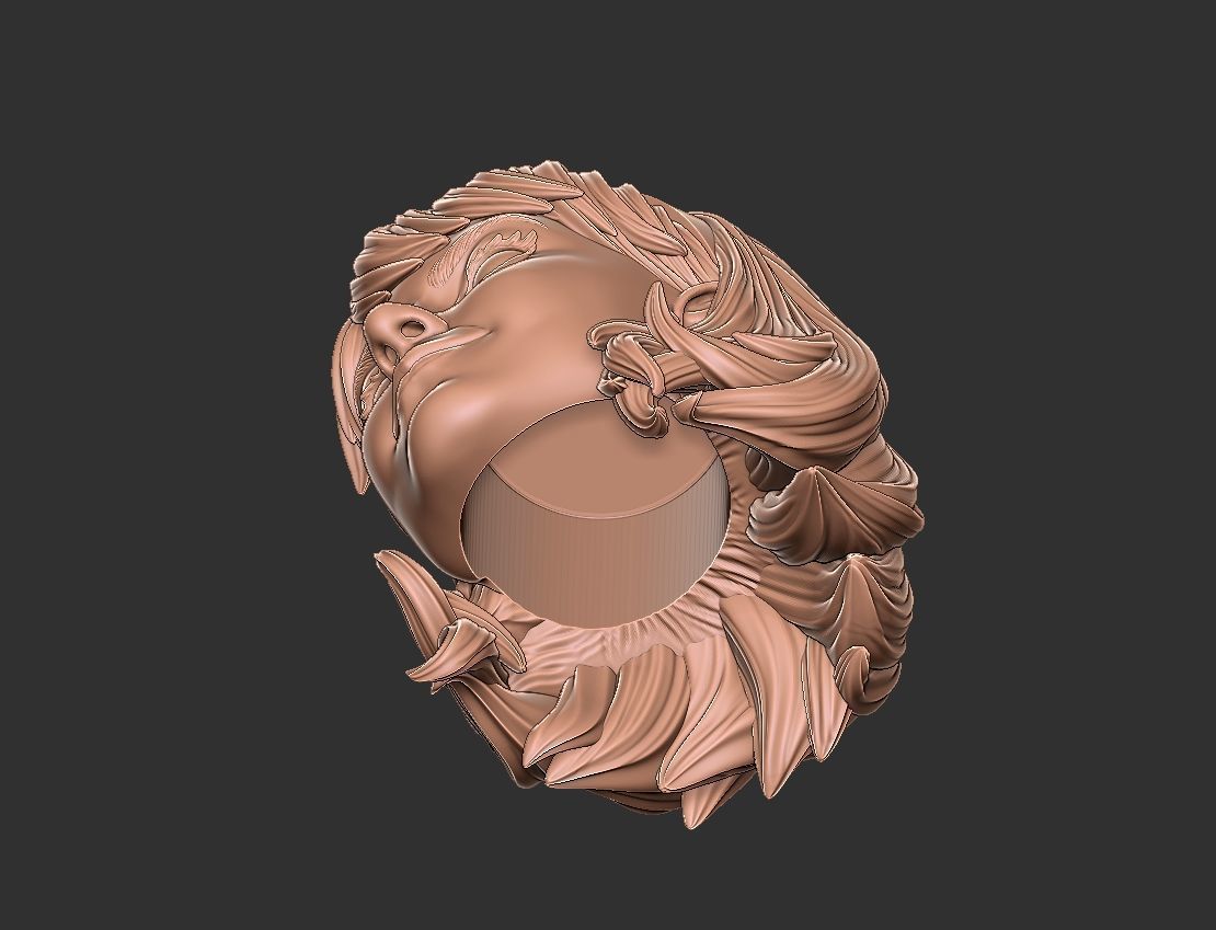 Gwen Stacy Head 3D print model_8
