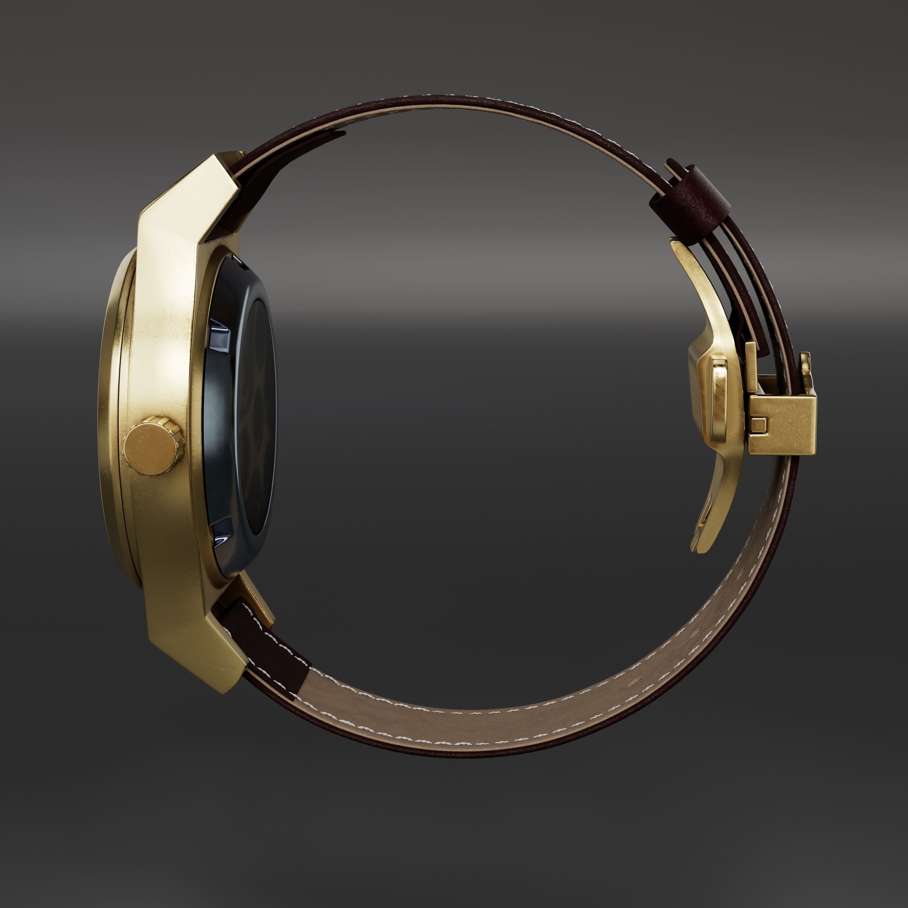 High-Quality 3D Wrist Watch Model 3D model_3