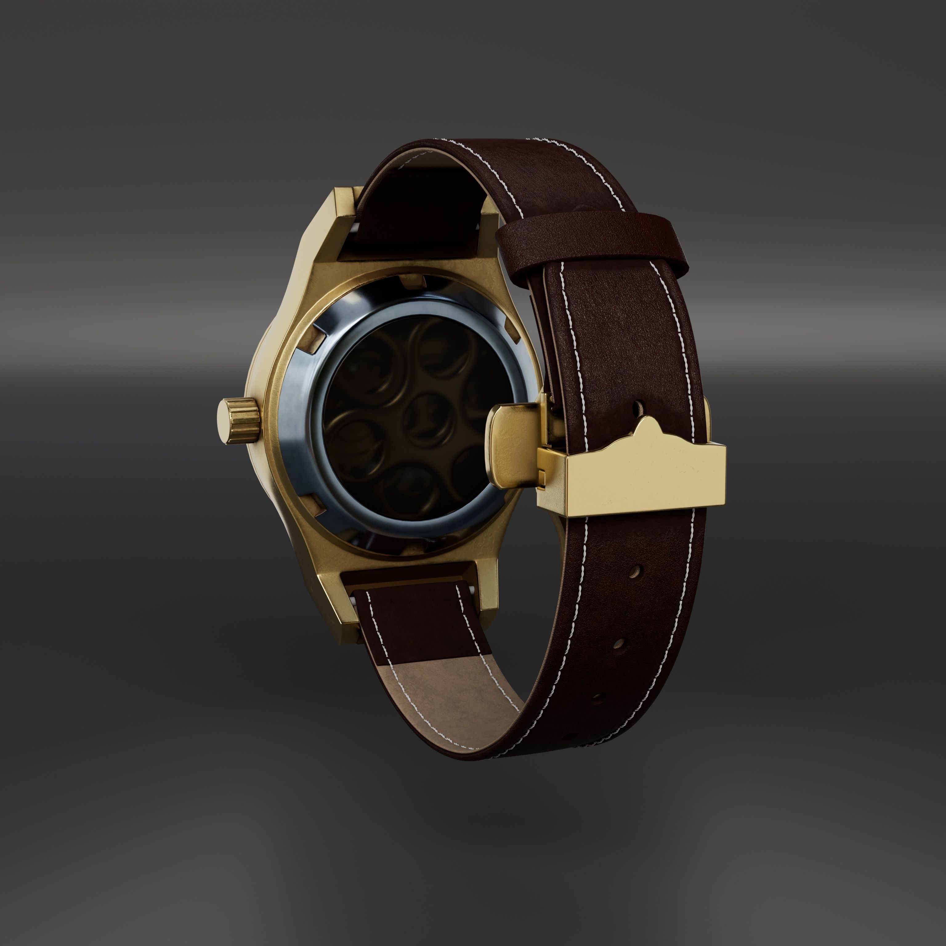 High-Quality 3D Wrist Watch Model 3D model_2