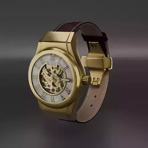 High-Quality 3D Wrist Watch Model