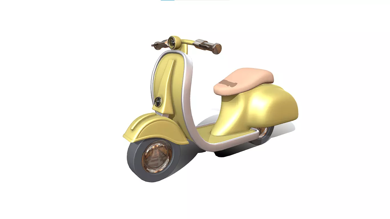Scooter Kids Toy 3D model
