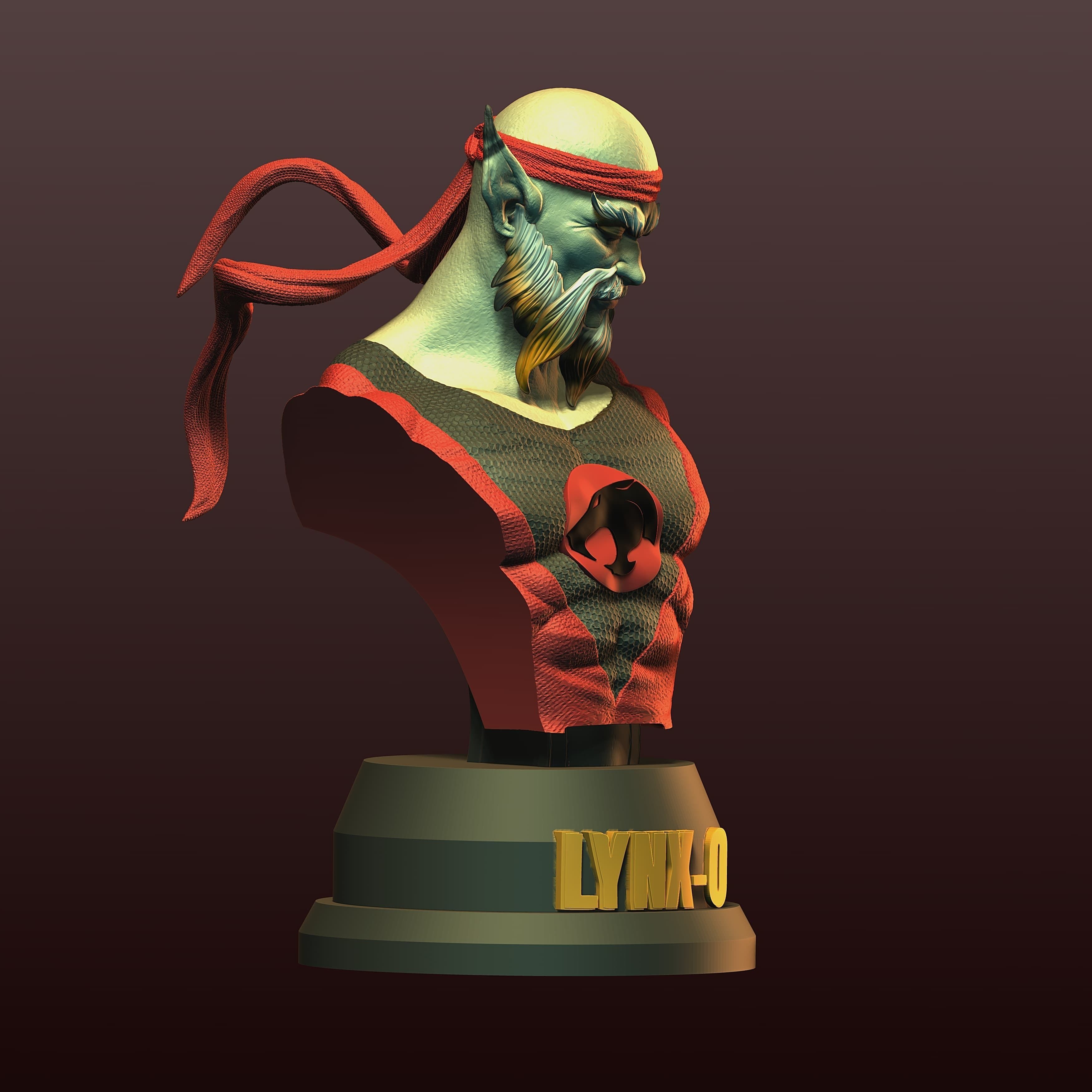 Linx O Thundercats STL 3d printing Collectibles  3D print model_1