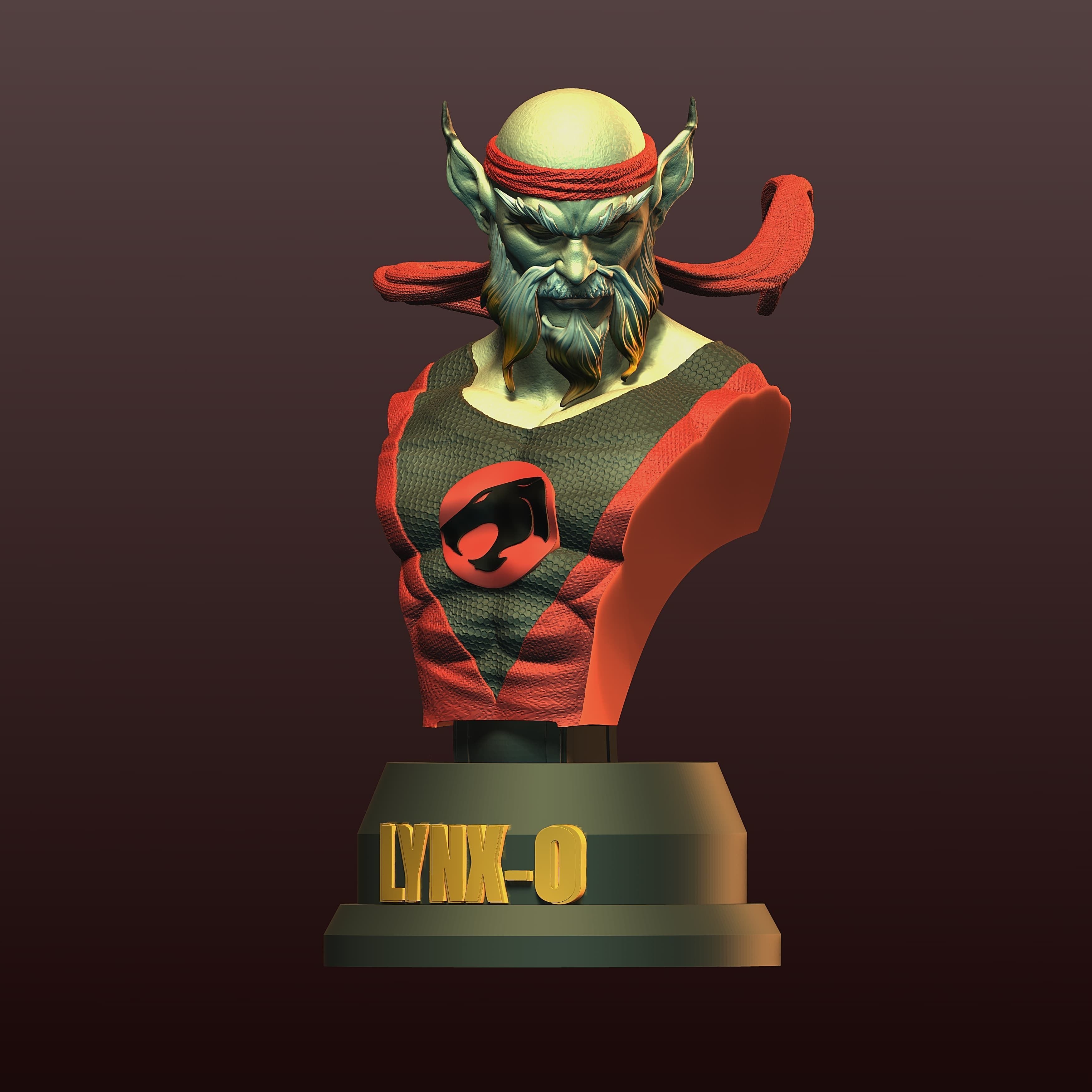 Linx O Thundercats STL 3d printing Collectibles  3D print model_2