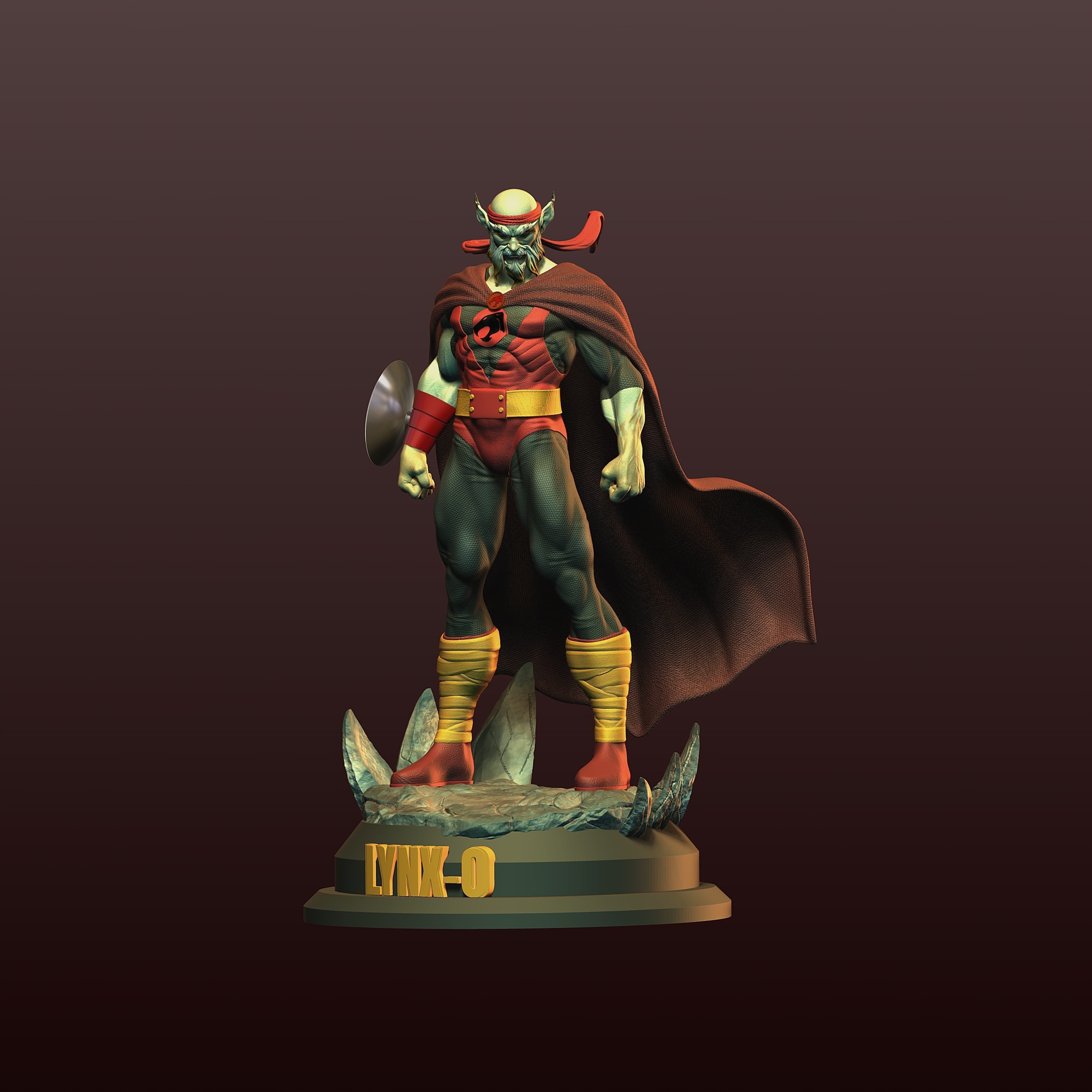 Linx O Thundercats STL 3d printing Collectibles  3D print model_5