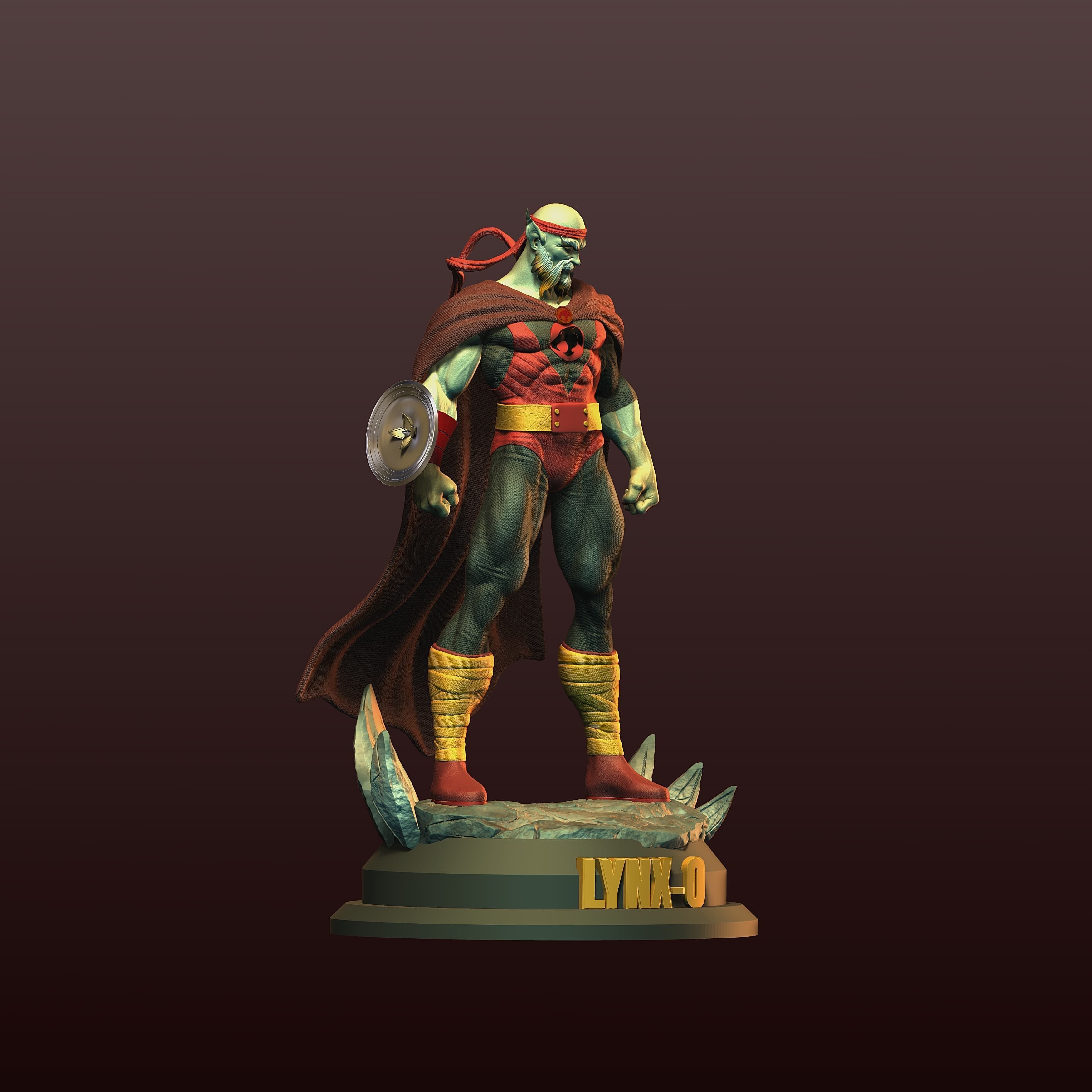 Linx O Thundercats STL 3d printing Collectibles  3D print model_3