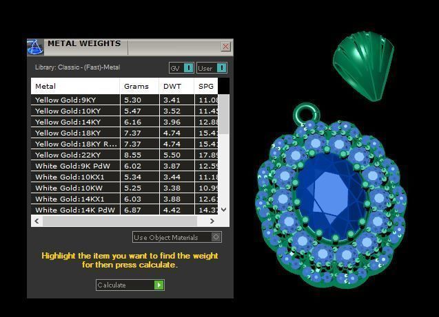 beautyful Ruby and daimond pandent 3D print model_16