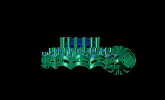 beautyful Ruby and daimond pandent 3D print model_11