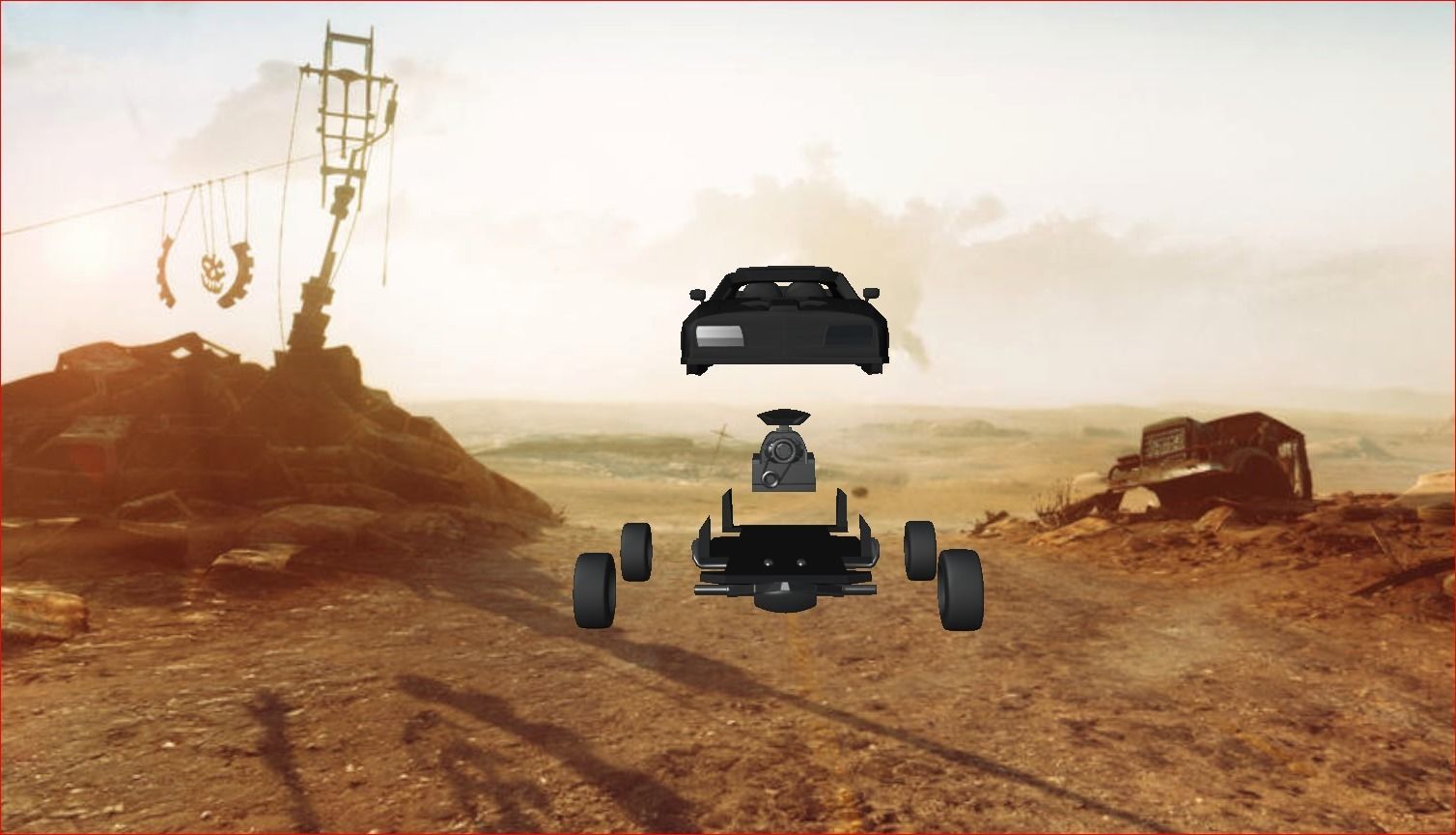 Mad Max V8 pursuit special interceptor 3D print model_6